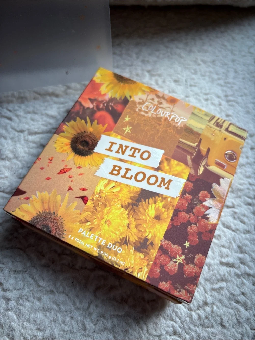 ColourPop Into Bloom Eyeshadow Palette Duo, Big Poppy, Lil Ray of Sunshine, NWT